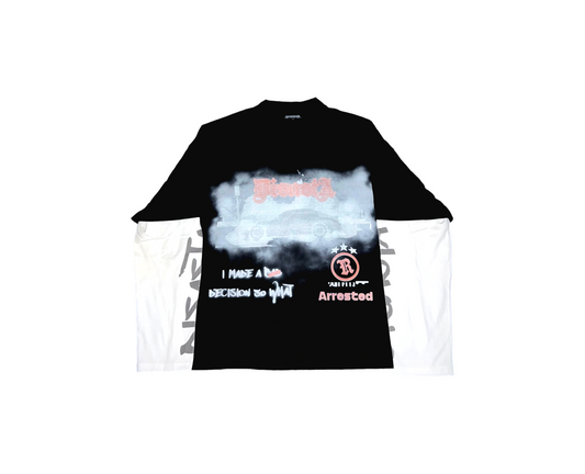 Double sleeve t-shirt oversized